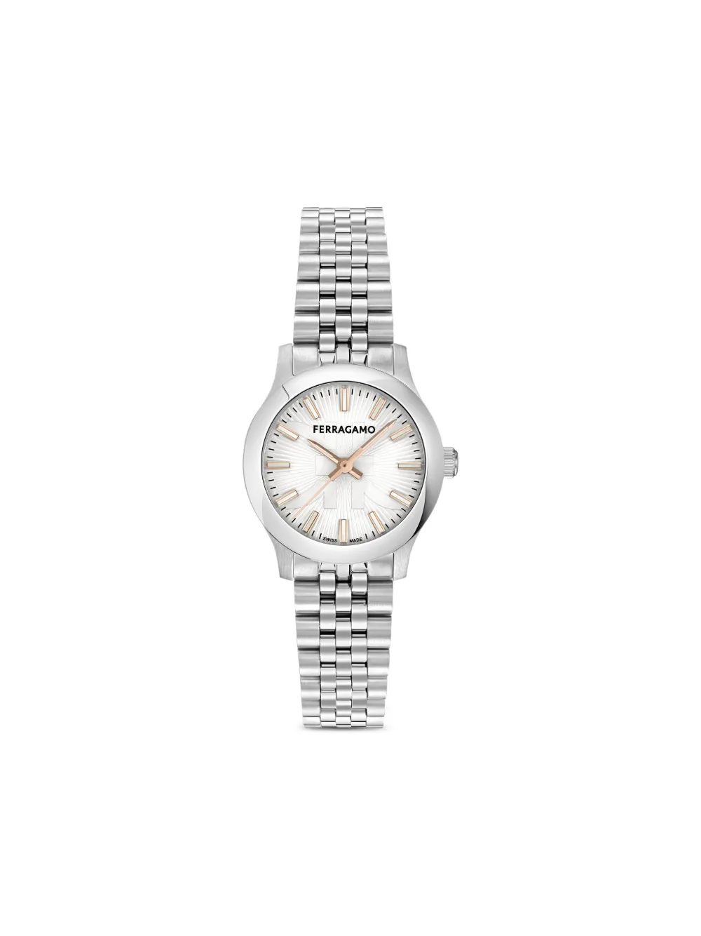 Ferragamo Duo Blends Bracelet Round 34mm In Metallic
