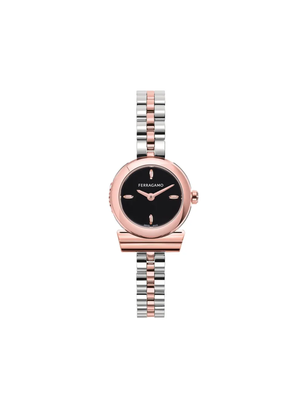 Ferragamo Gancini Twisted 22.5mm - Argento