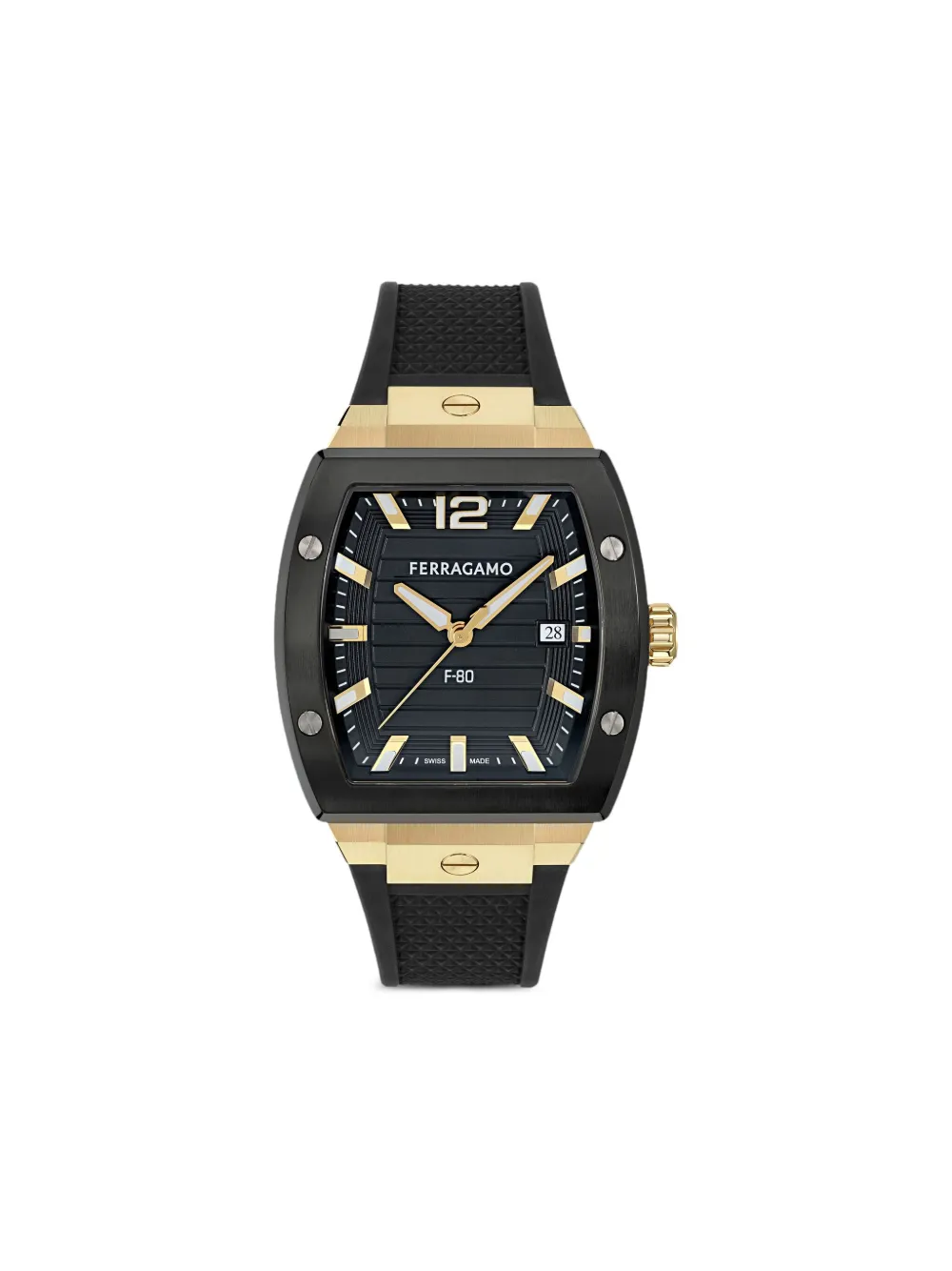 Ferragamo F-80 42mm In Black