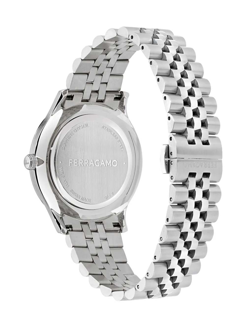 Ferragamo Duo 40mm In Silver