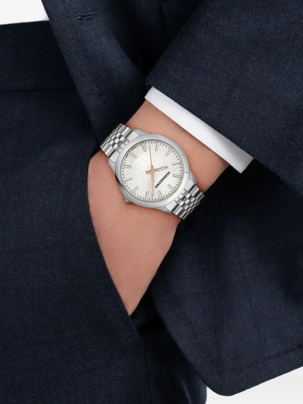 Ferragamo Duo 40 mm - Wit