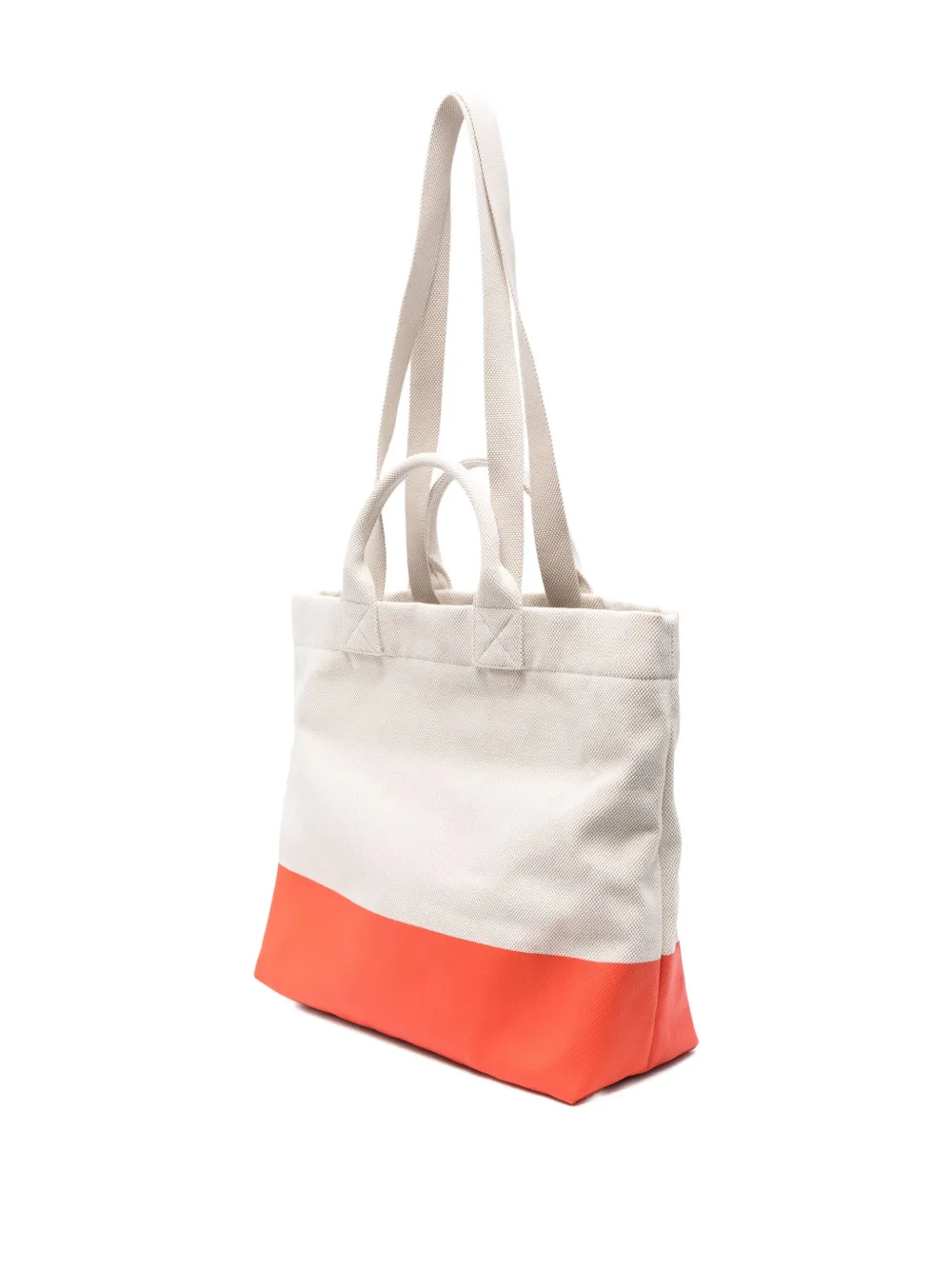 Gucci logo-embossed tote bag Beige