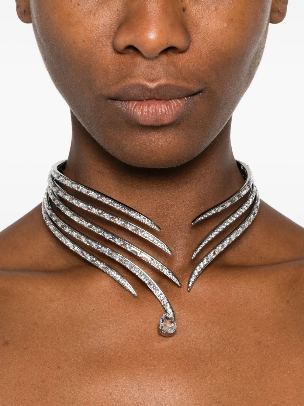 Swarovski crystal-embellished choker necklace | Image 2