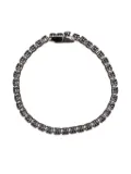 Swarovski Matrix tennis ruthenium bracelet - Black