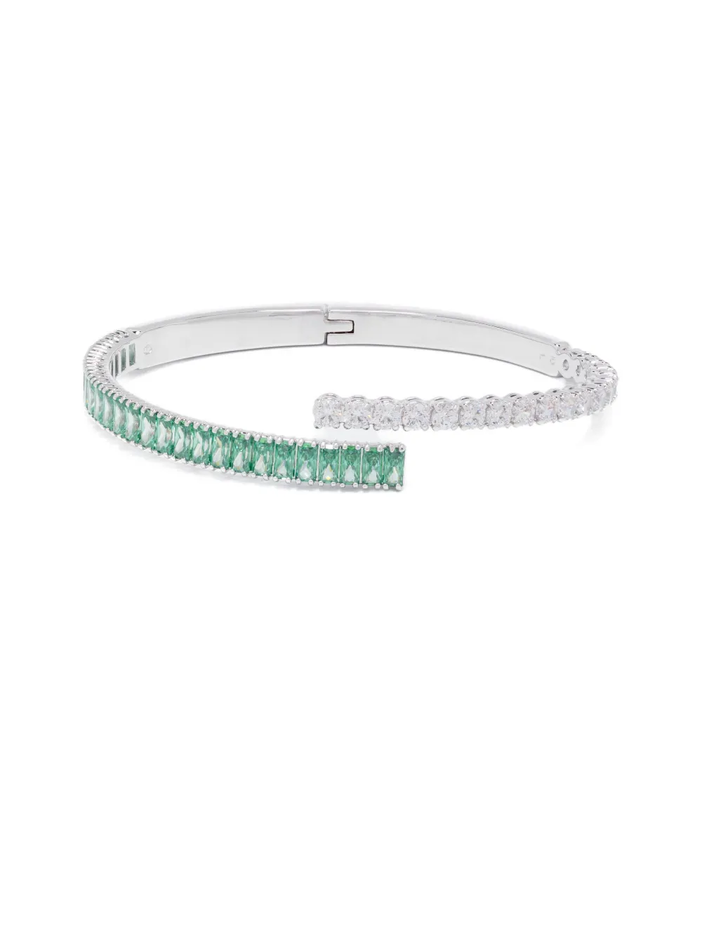 Swarovski Matrix crystal-embellishment bracelet - Argento