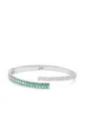Swarovski Matrix crystal-embellishment bracelet - Silver