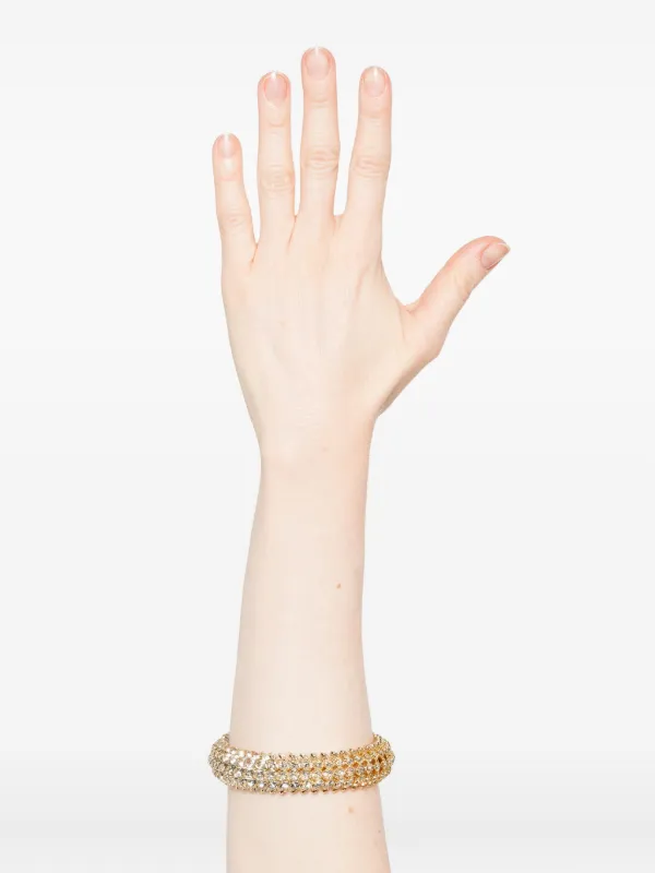 Swarovski Idyllia クリスタル ブレスレット | ゴールドトーン 