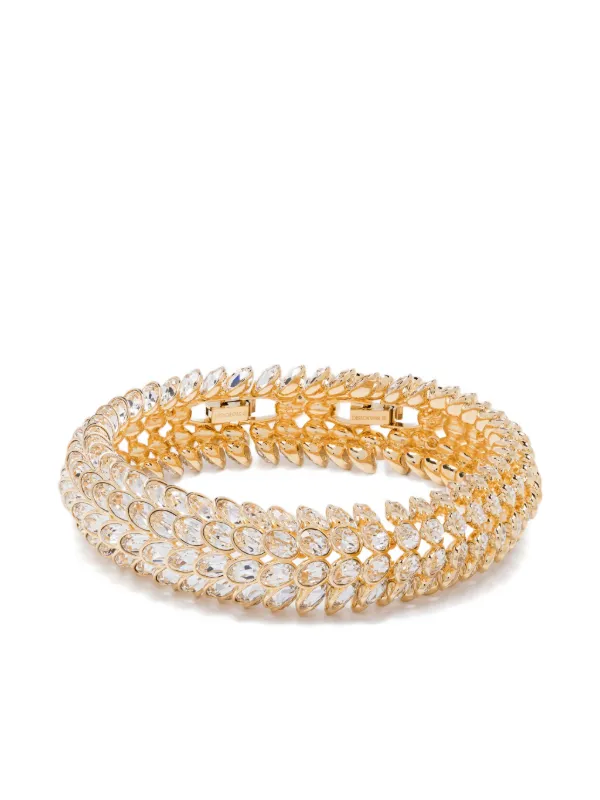 Swarovski Idyllia クリスタル ブレスレット | ゴールドトーン 