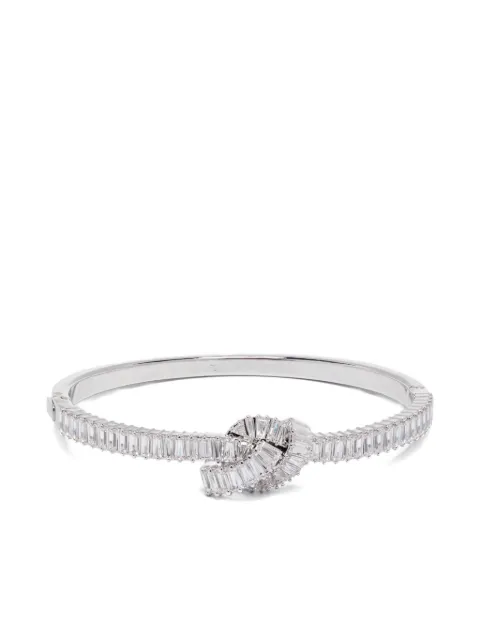 Swarovski baguette-cut knot bracelet