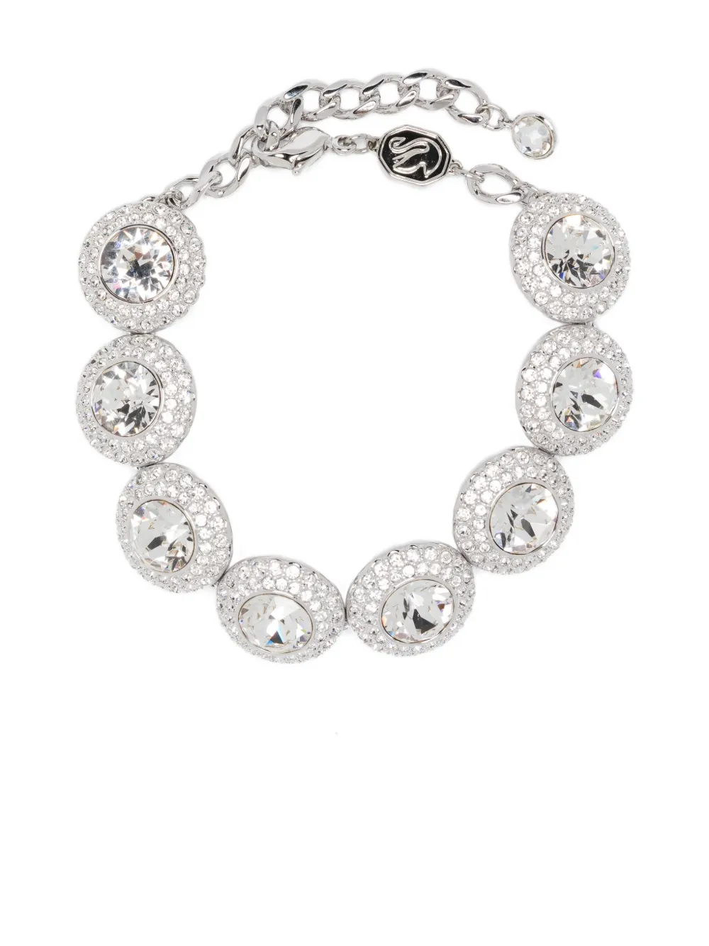 Swarovski Una Angelic Crystal-embellished Bracelet In Silver