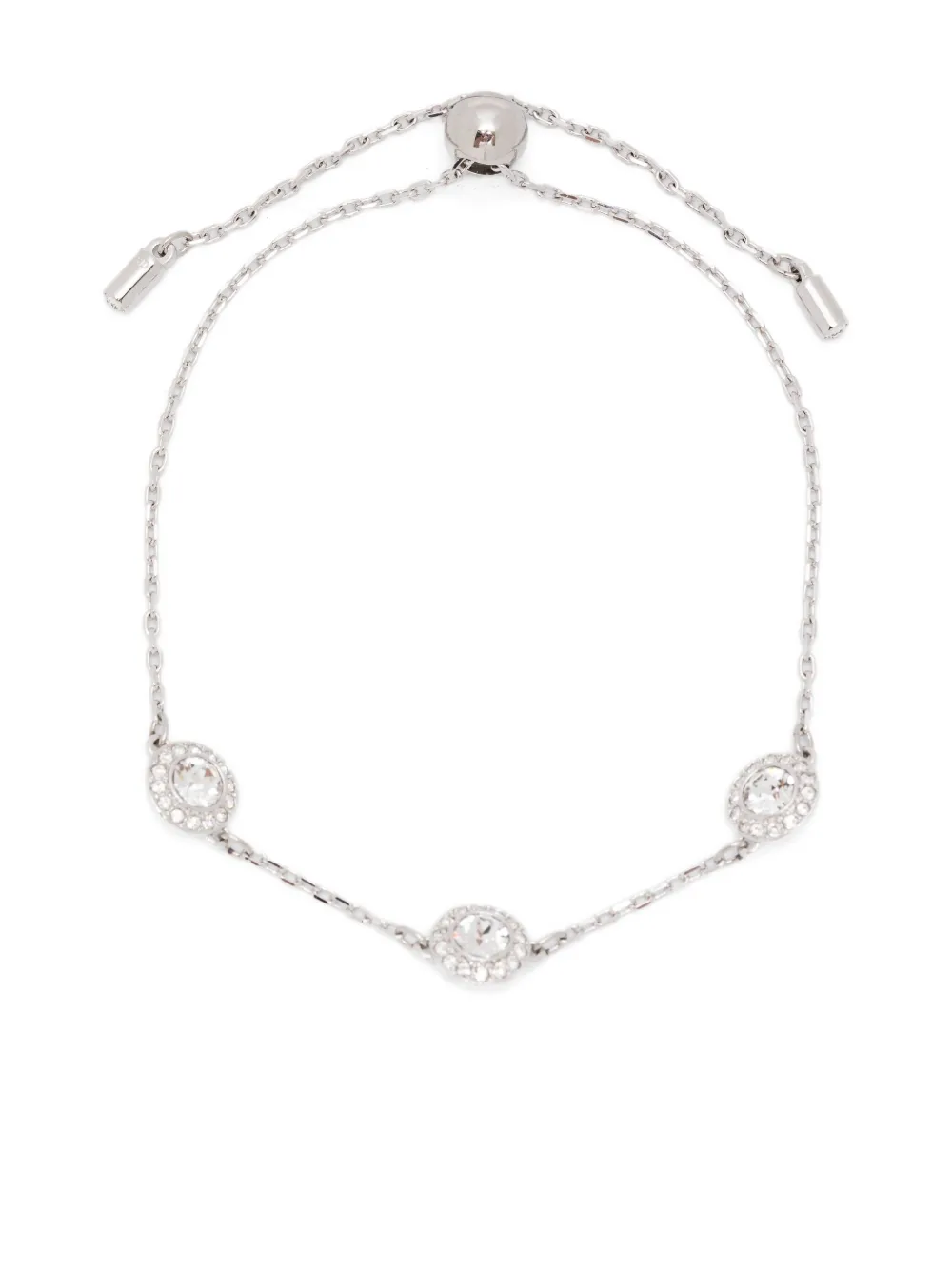 Swarovski Una double-chain bracelet | Silver | Image 1