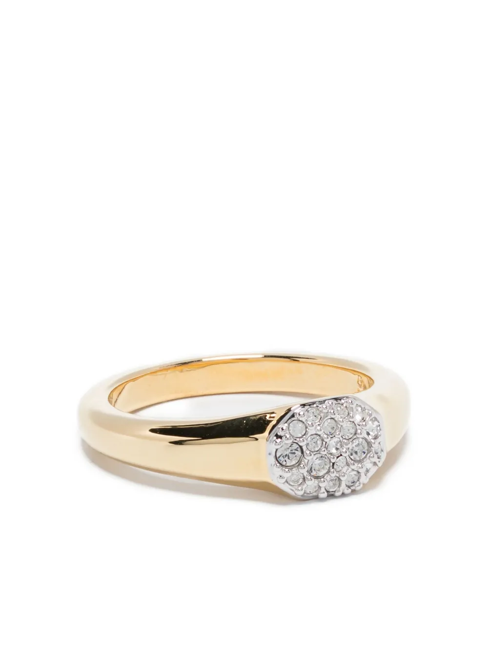 Dextera mixed-cut crystals ring