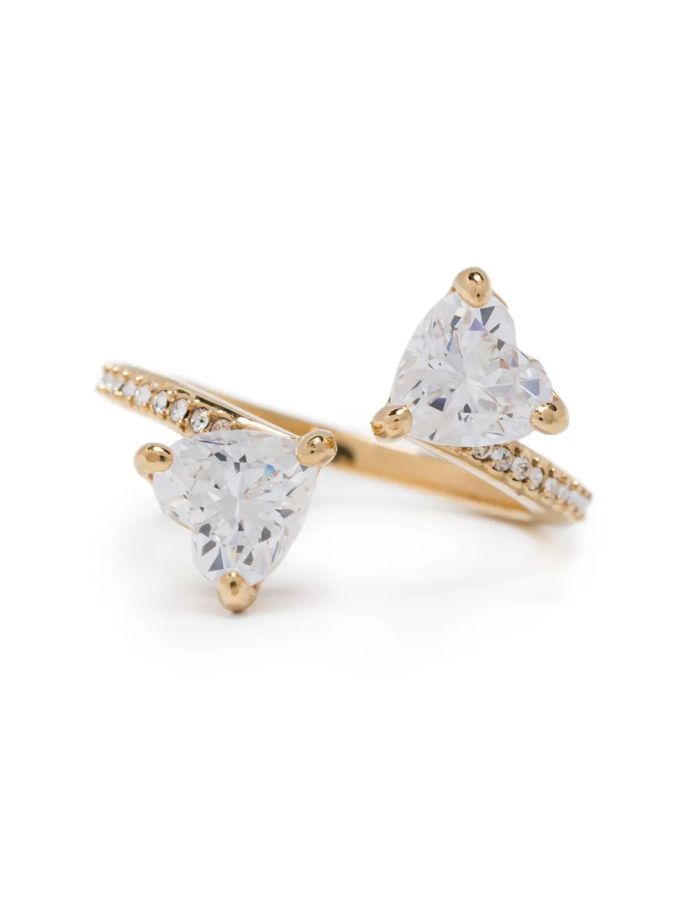 Swarovski Mesmera Heart-shaped Crystal Ring In Gold