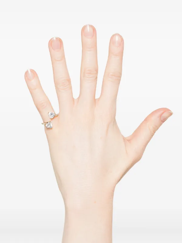 Swarovski クリスタル リング | ゴールドトーン | FARFETCH JP
