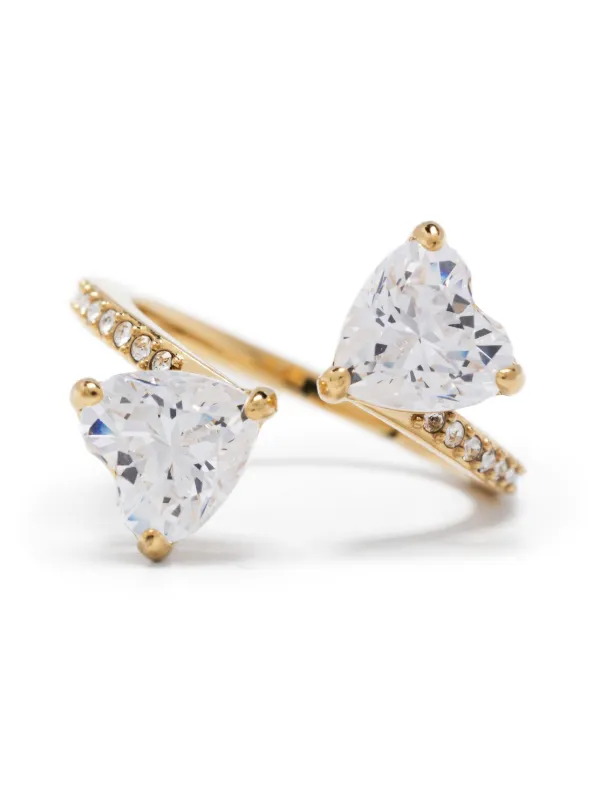 Swarovski crystal-embellishment Ring | Gold | FARFETCH JO