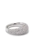 Swarovski Sublima pavé-set dome ring - Silver