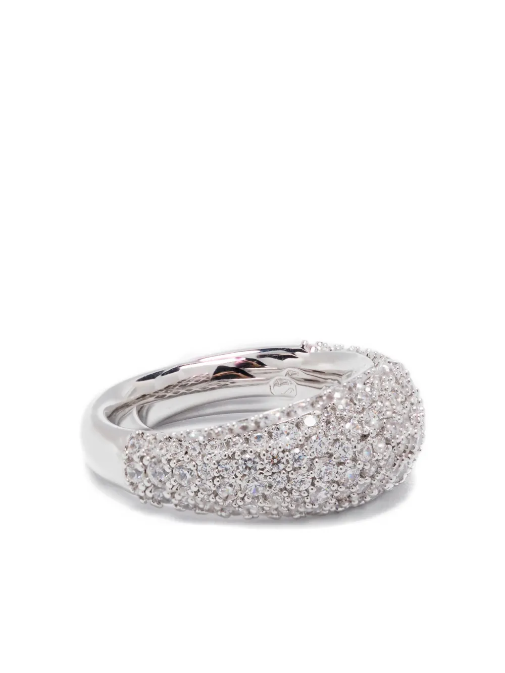 Swarovski Sublima Domed Ring In Metallic