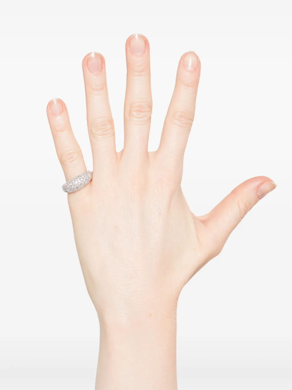 Swarovski Sublima Domed Ring In Metallic