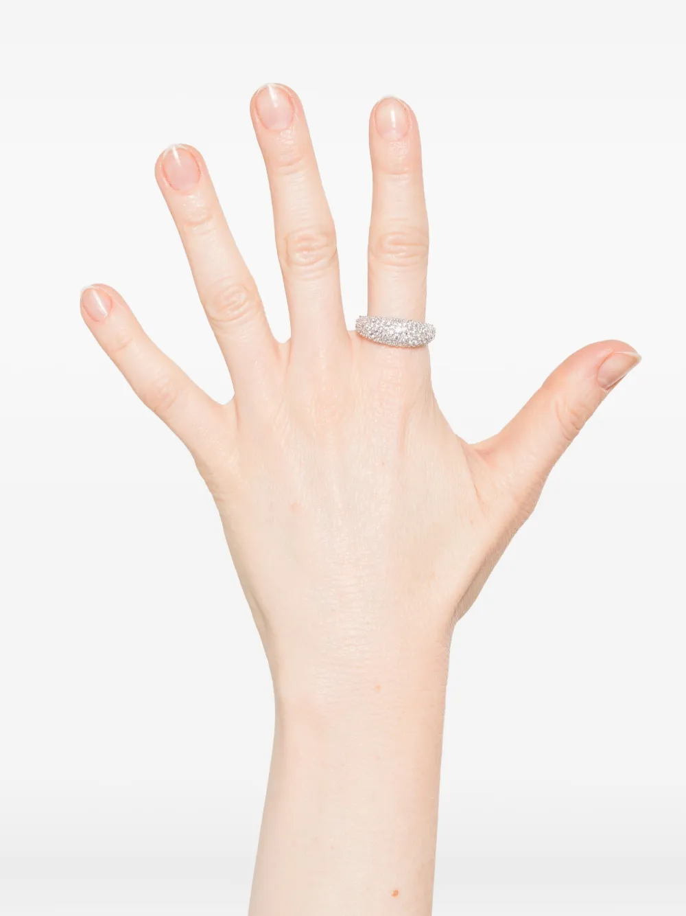 Swarovski Ring met pavé-effect - Zilver
