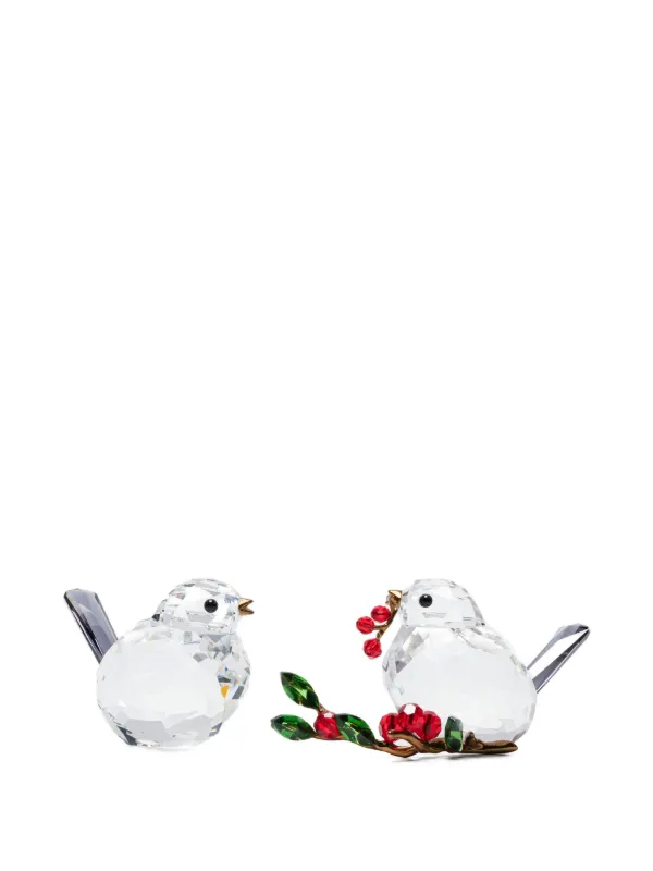 Swarovski Idyllia ラブバードとベリー Idyllia Bird Couple and Berries | Swarovski