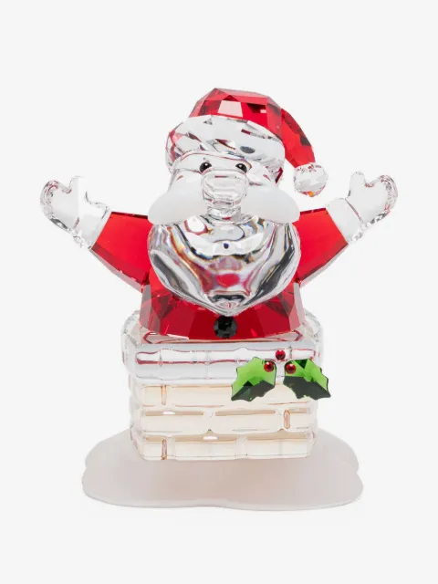 Swarovski Holiday Cheers Santa Claus chimney crystal figurine (6cm x 6cm)