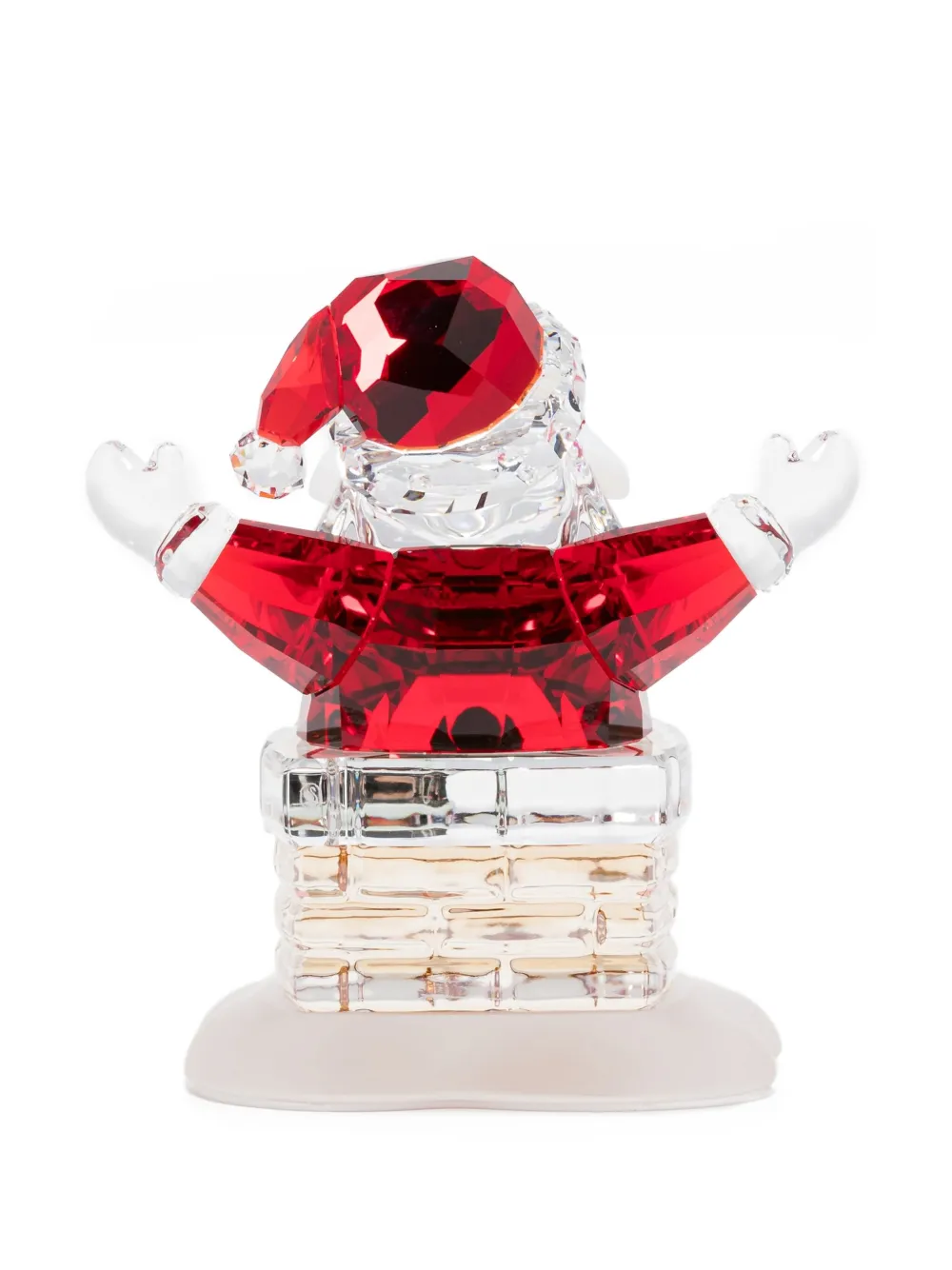Swarovski Holiday Cheers Santa Claus chimney crystal figurine (6cm x 6cm) | Decorative Accessories | Image 2