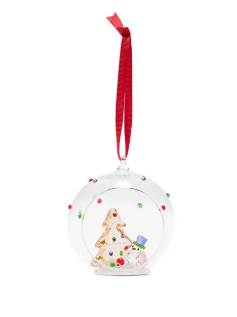 Swarovski Holiday Cheers crystal-tree snowman ball ornament (7cm x 7cm)