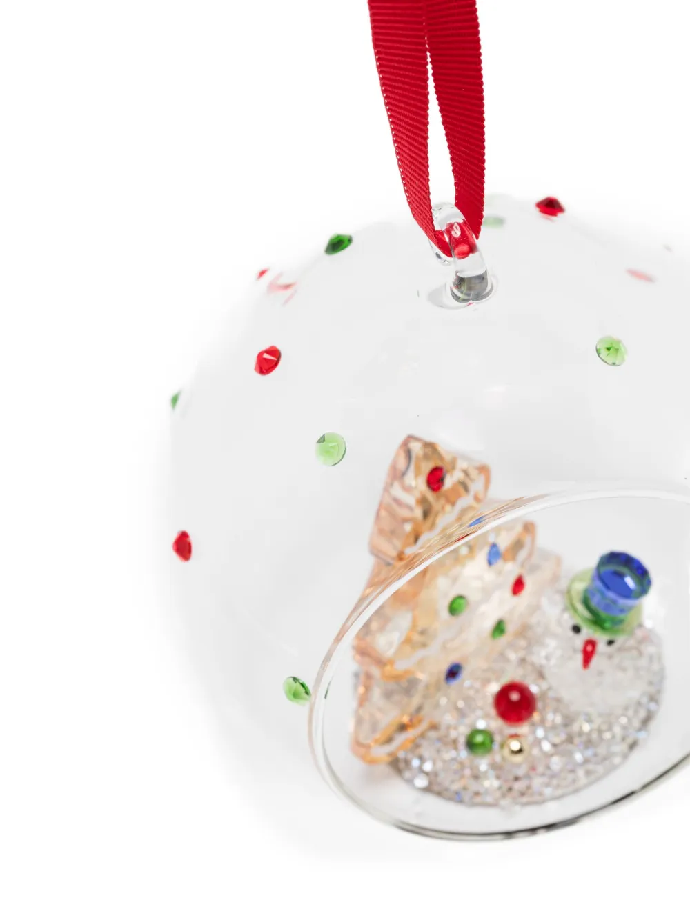 Swarovski Holiday Cheers crystal-tree snowman ball ornament (7cm x 7cm) | Decorative Accessories | Image 2