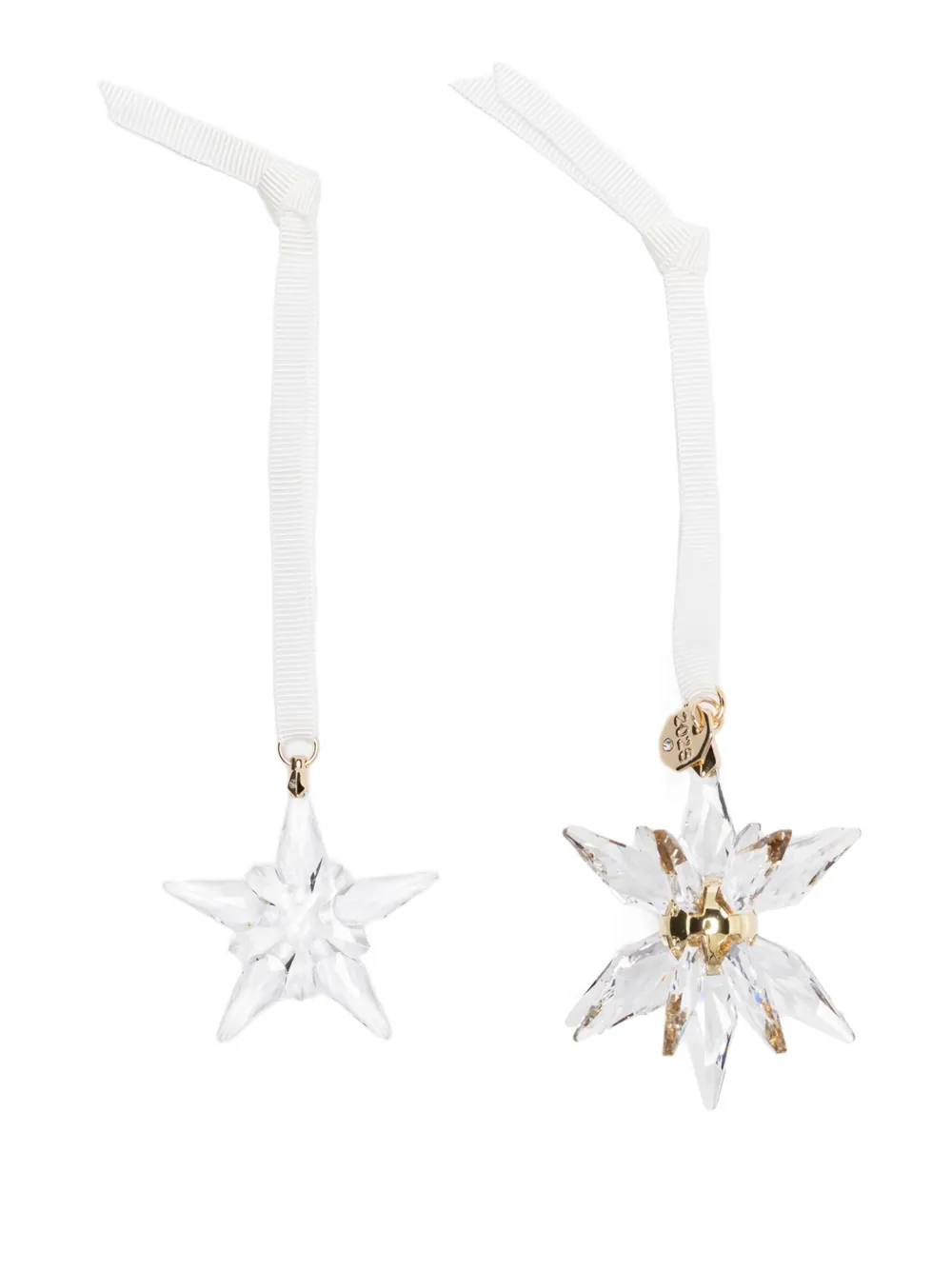 Swarovski Annual Edition 3d Ornament Set In White