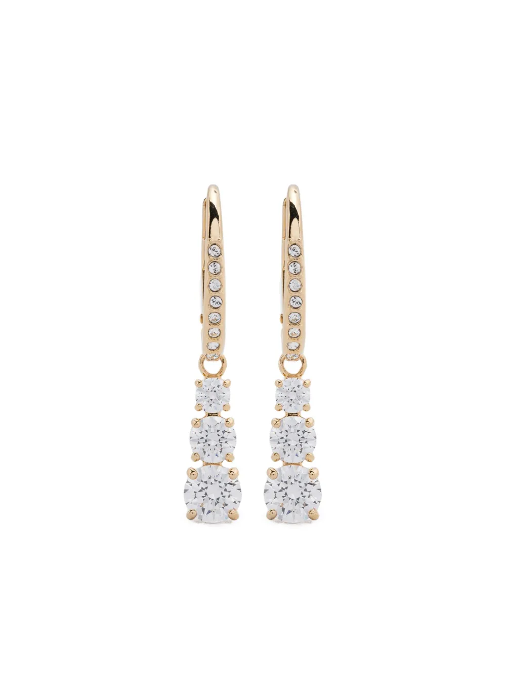 Swarovski Stilla Attract フープピアス - ゴールドトーン Swarovski Stilla Attract フープピアス - ゴールドトーン