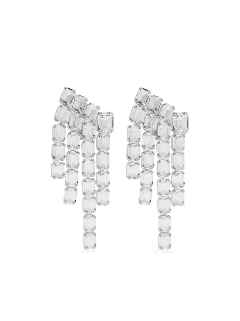 Swarovski Millenia octagon-cut chandelier earrings