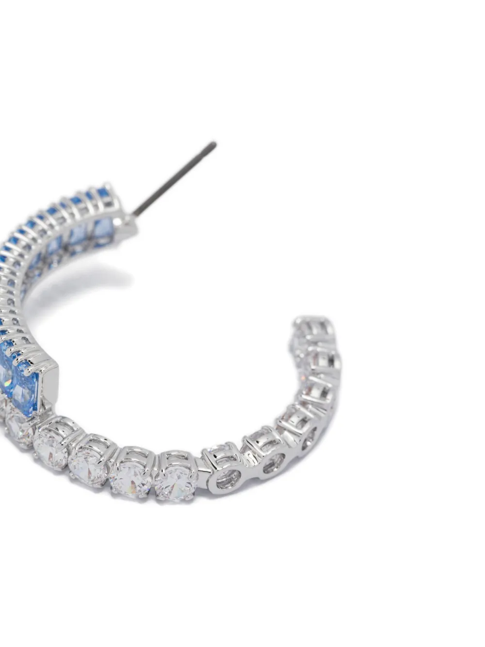 Swarovski Matrix Hoop Earrings In Metallic