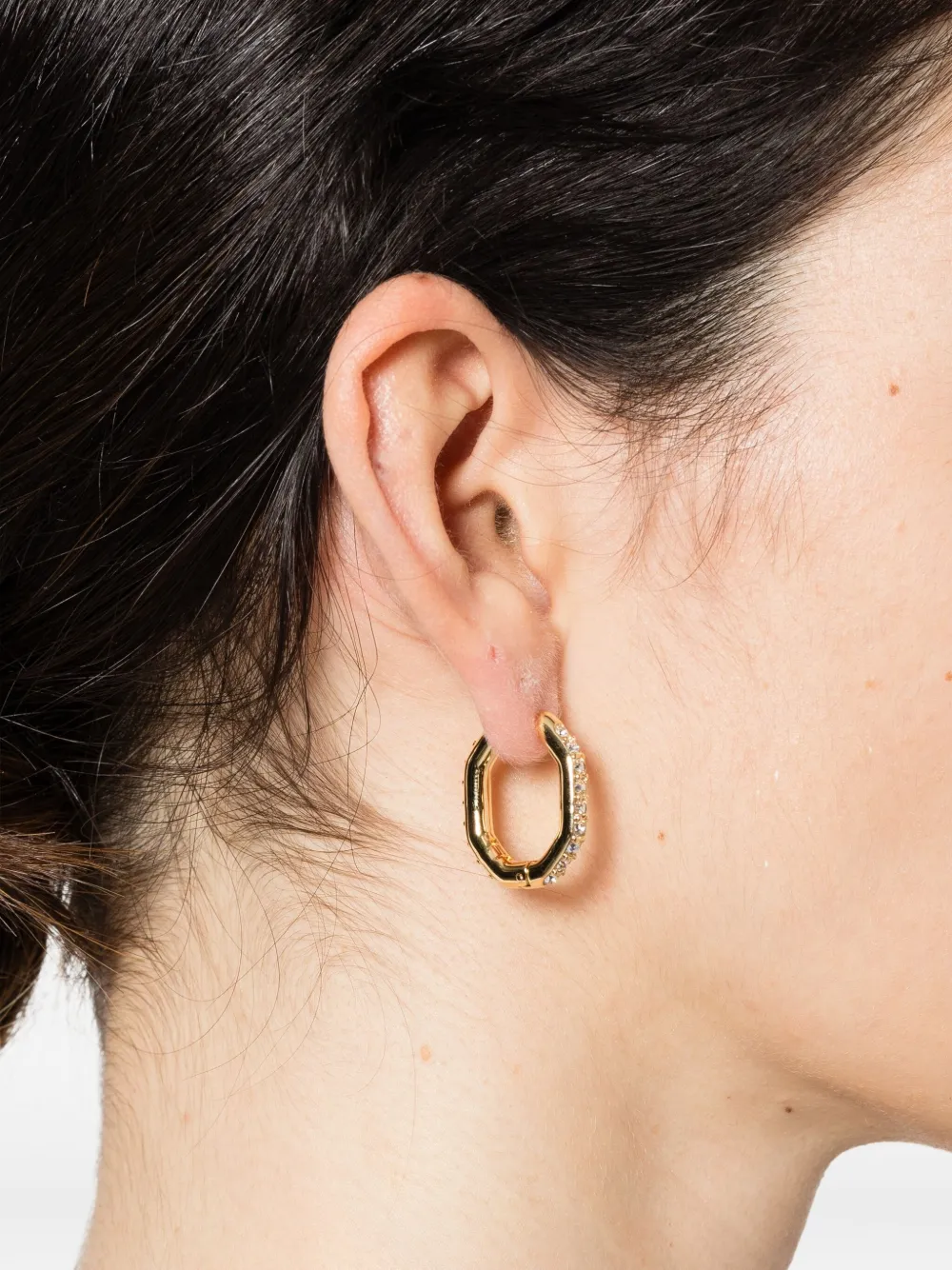 Swarovski Oorringen - Goud