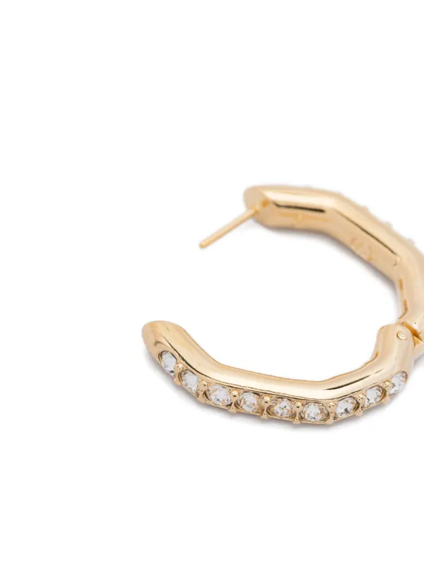 Swarovski Dextera フープピアス | ゴールドトーン | FARFETCH JP