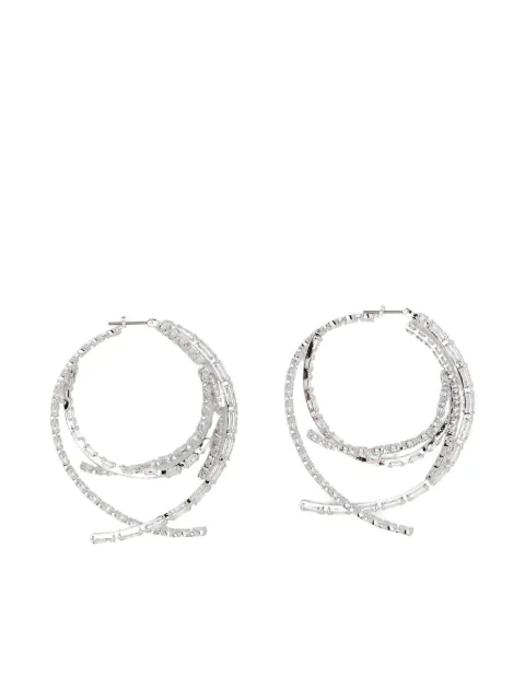 Swarovski Matrix hoop earrings