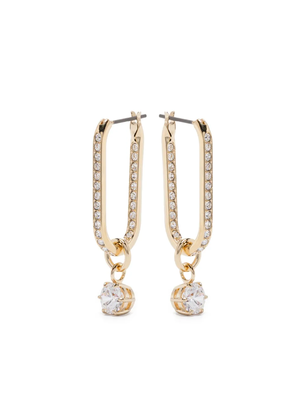 Swarovski Constella ドロップピアス - ゴールドトーン Swarovski Constella ドロップピアス - ゴールドトーン