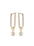 Swarovski Constella drop earrings - Gold
