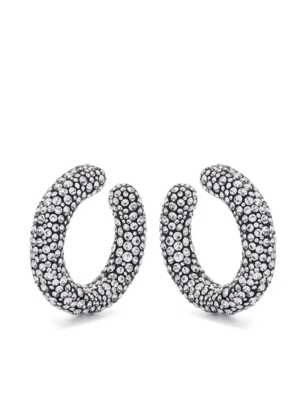 Swarovski Sublima フープピアス | ホワイト | FARFETCH JP