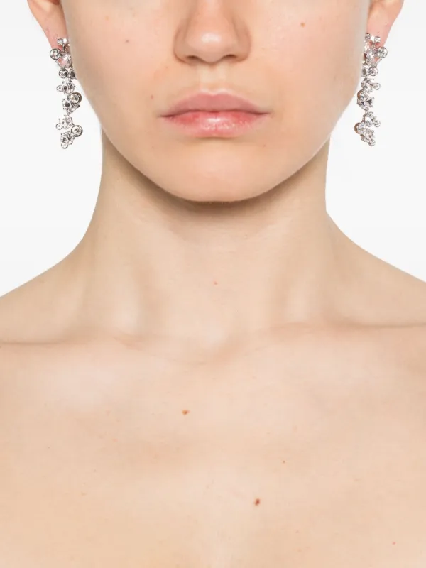 Swarovski Constella ドロップピアス | シルバートーン | FARFETCH JP