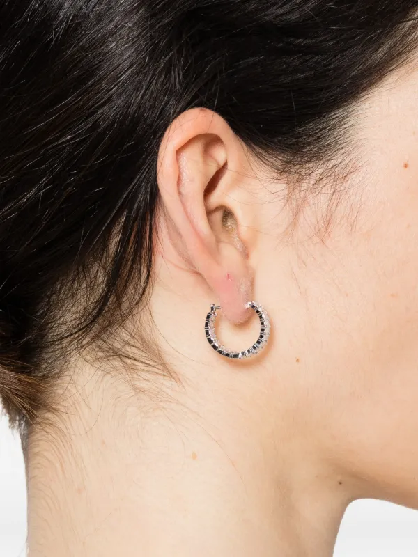 Swarovski Matrix フープピアス | シルバートーン | FARFETCH JP