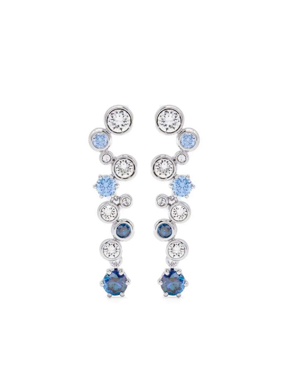 Swarovski Constella ドロップピアス - シルバートーン Swarovski Constella ドロップピアス - シルバートーン