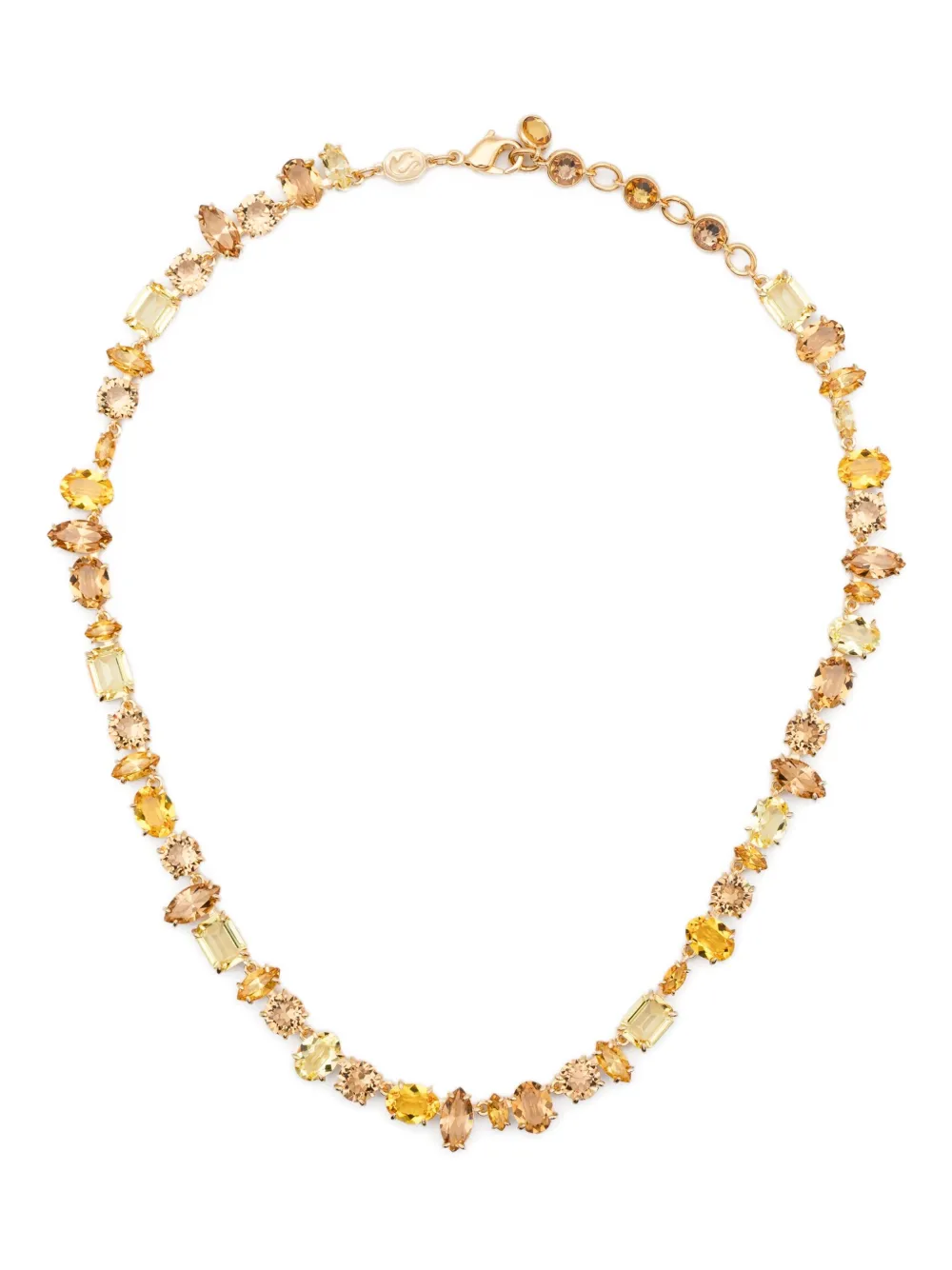 Swarovski Gema tennis necklace | Gold | Image 1