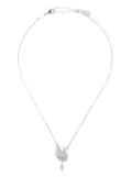 Swarovski Swan-crystal pendant necklace - Silver