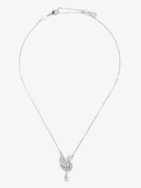 Swarovski Swan-crystal pendant necklace
