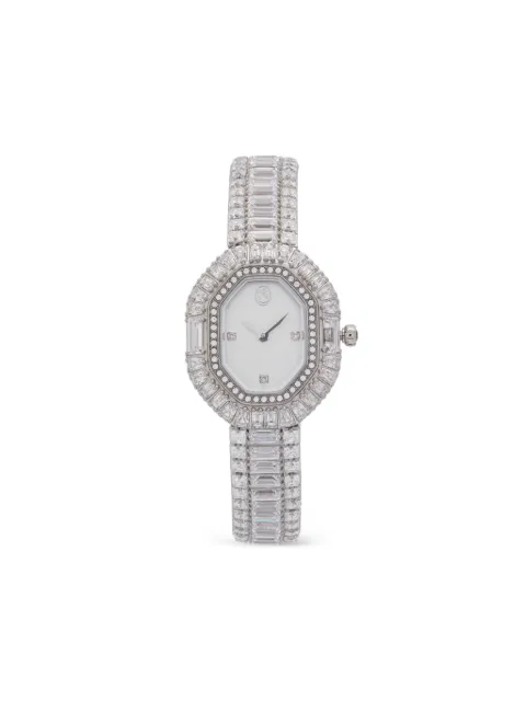 Swarovski Crystal Pearl Octagon Baguette 28mm