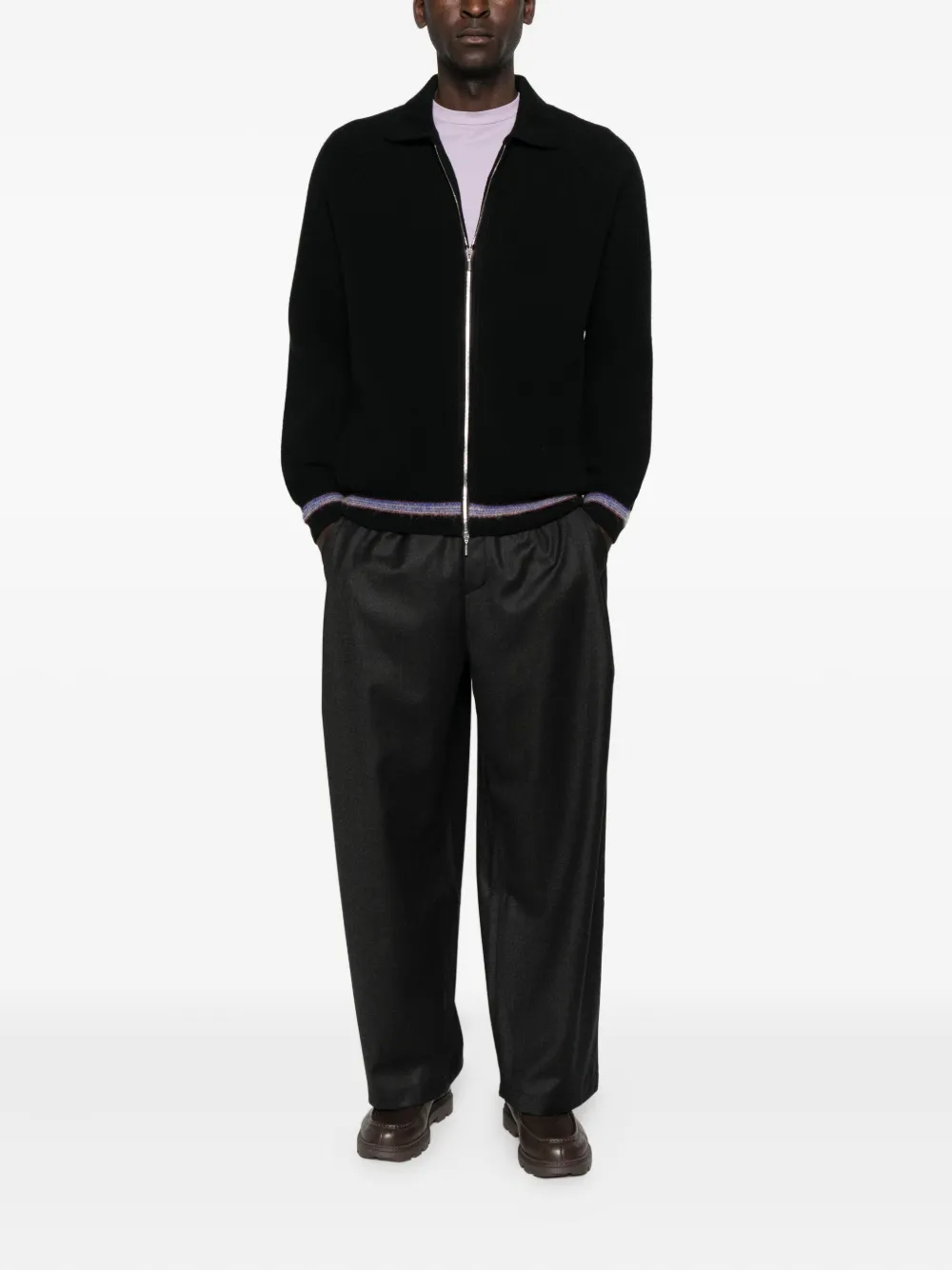 A Kind Of Guise Zaya Zip-up Bomber Jacket In Black
