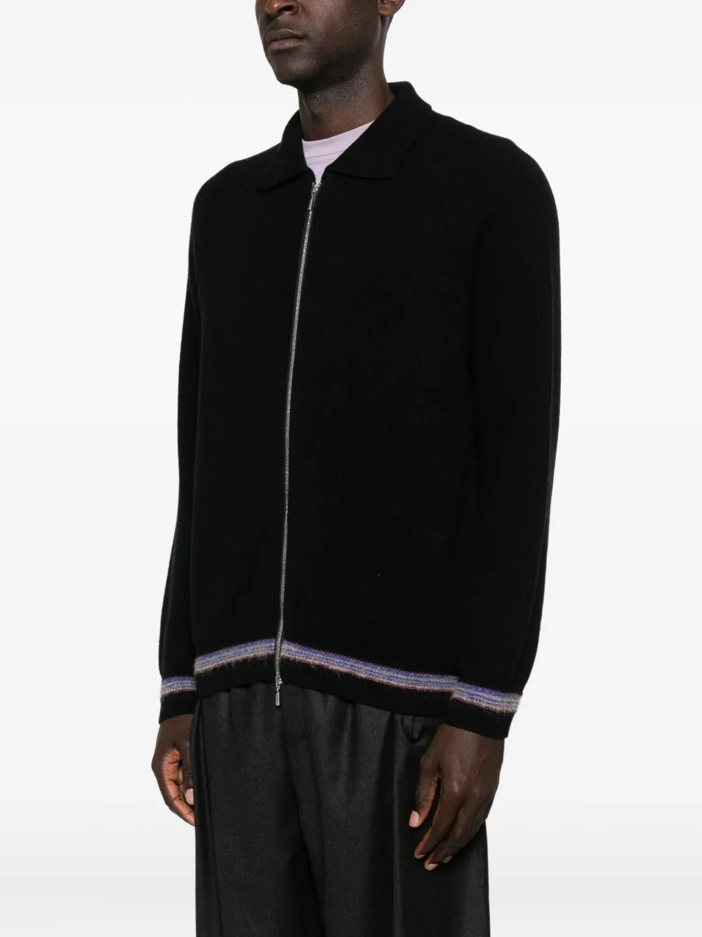 A Kind Of Guise Zaya Zip-up Bomber Jacket In Black