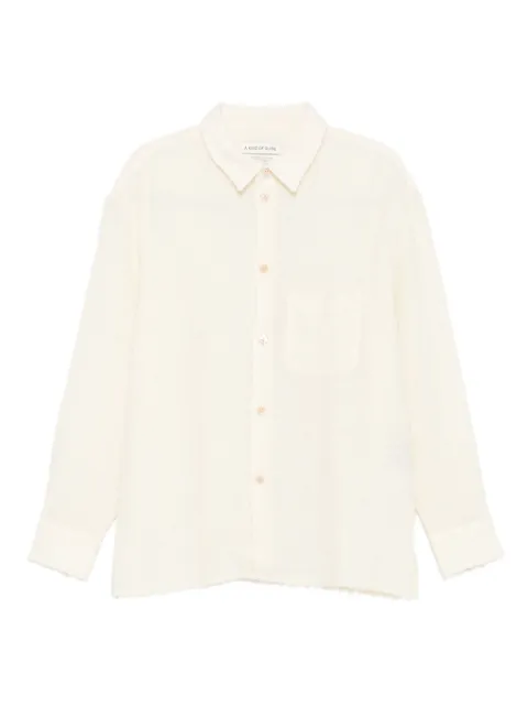A Kind of Guise Gusto brushed-effect shirt