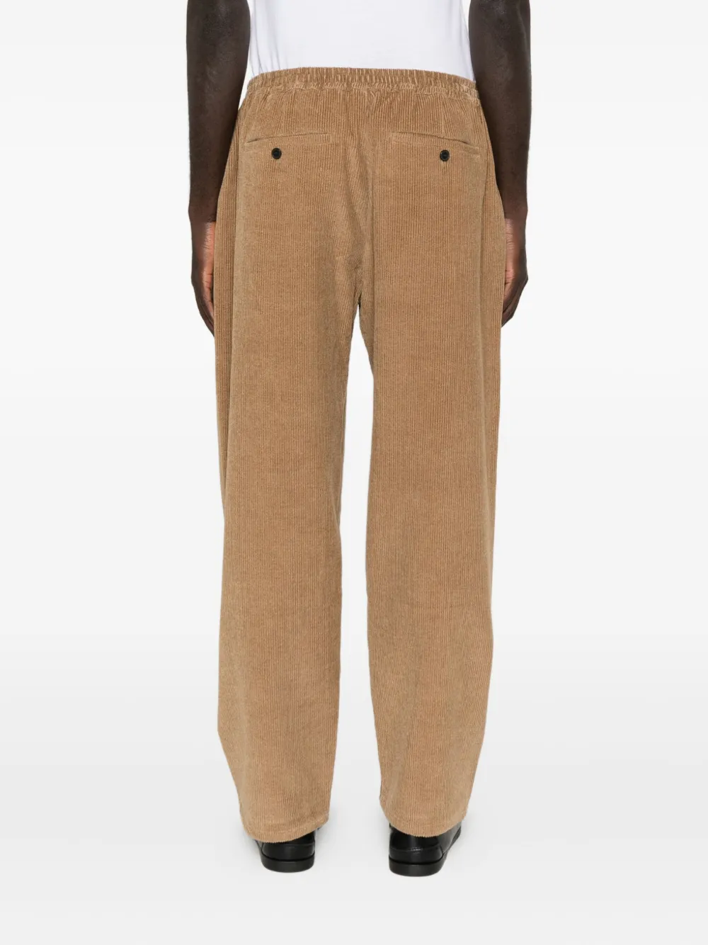 A Kind Of Guise Samurai Corduroy Drawstring Trousers In Blue