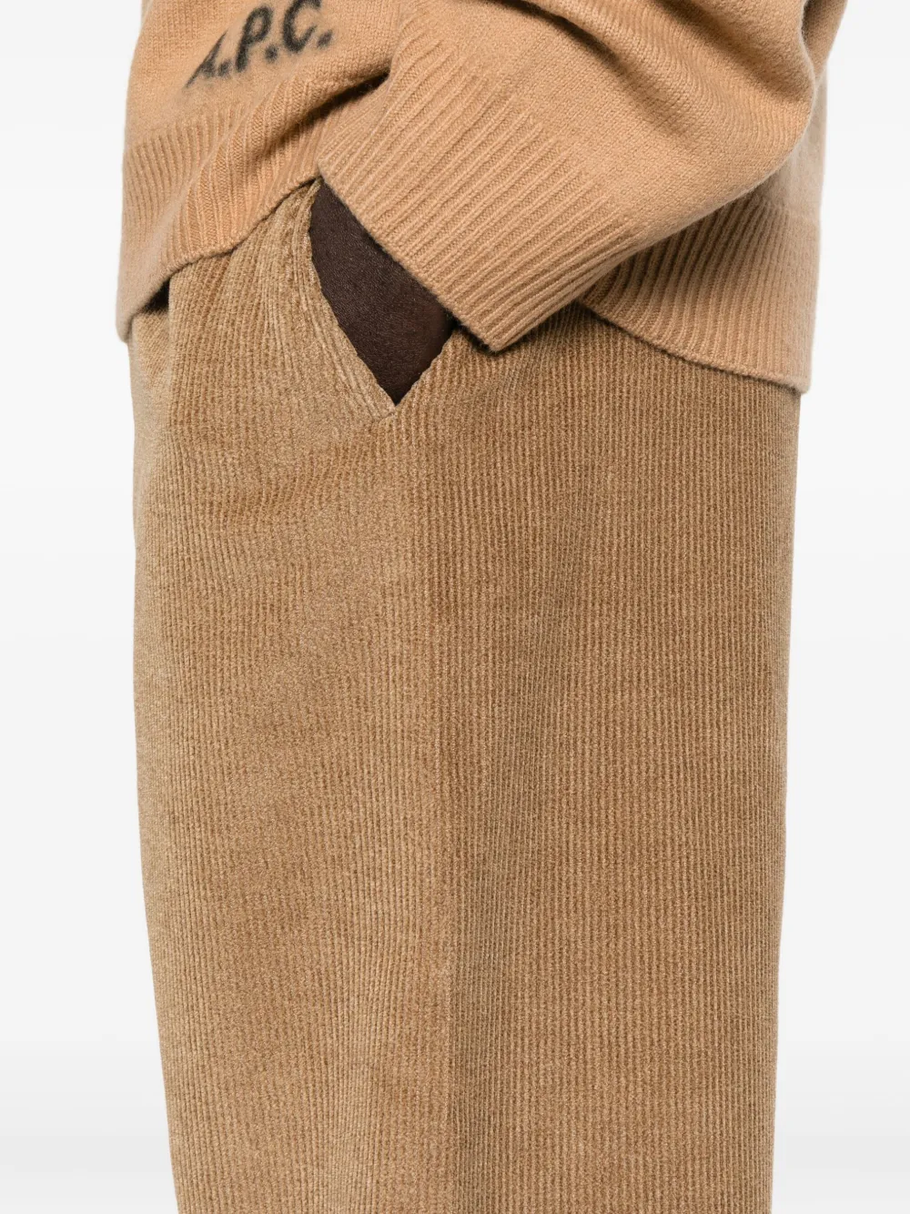 A Kind of Guise Samurai ribfluwelen broek met trekkoord Bruin